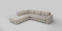 Large Open End Corner Chaise - Left Hand