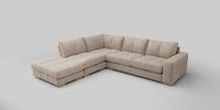 Large Open End Corner Chaise - Left Hand