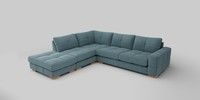 Large Open End Corner Chaise - Left Hand