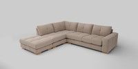 Large Open End Corner Chaise - Left Hand
