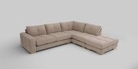 Large Open End Corner Chaise - Right Hand