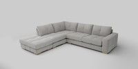 Large Open End Corner Chaise - Left Hand