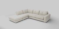 Large Open End Corner Chaise - Left Hand