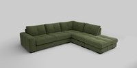 Large Open End Corner Chaise - Right Hand