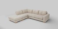 Large Open End Corner Chaise - Left Hand