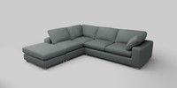 Large Open End Corner Chaise - Left Hand
