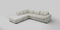 Large Open End Corner Chaise - Left Hand