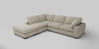 Large Open End Corner Chaise - Left Hand