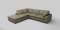 Large Open End Corner Chaise - Left Hand
