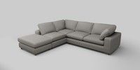 Large Open End Corner Chaise - Left Hand