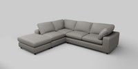 Large Open End Corner Chaise - Left Hand