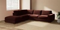 Large Open End Corner Chaise - Left Hand