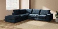 Large Open End Corner Chaise - Left Hand