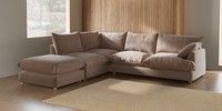 Large Open End Corner Chaise - Left Hand