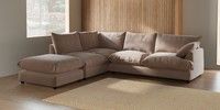 Large Open End Corner Chaise - Left Hand