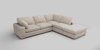 Large Open End Corner Chaise - Right Hand