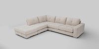 Large Open End Corner Chaise - Left Hand