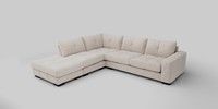 Large Open End Corner Chaise - Left Hand