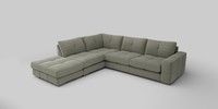 Large Open End Corner Chaise - Left Hand