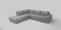 Large Open End Corner Chaise - Left Hand