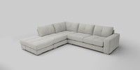 Large Open End Corner Chaise - Left Hand