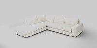 Large Open End Corner Chaise - Left Hand