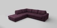 Large Open End Corner Chaise - Left Hand