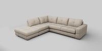 Large Open End Corner Chaise - Left Hand