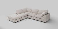 Large Open End Corner Chaise - Left Hand