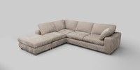Large Open End Corner Chaise - Left Hand