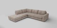 Large Open End Corner Chaise - Left Hand