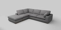 Large Open End Corner Chaise - Left Hand