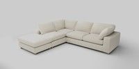 Large Open End Corner Chaise - Left Hand