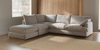 Large Open End Corner Chaise - Left Hand