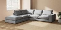Large Open End Corner Chaise - Left Hand