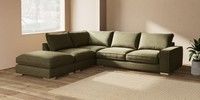 Large Open End Corner Chaise - Left Hand