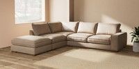 Large Open End Corner Chaise - Left Hand