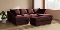 Large - U Shaped Double Chaise with Footstool