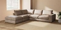 Large Open End Corner Chaise - Left Hand