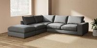 Large Open End Corner Chaise - Left Hand