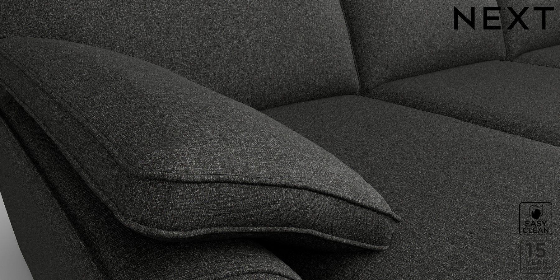 Buy Stamford Grand Relaxed Sit Large Sofa Chaise Left Hand Tweedy