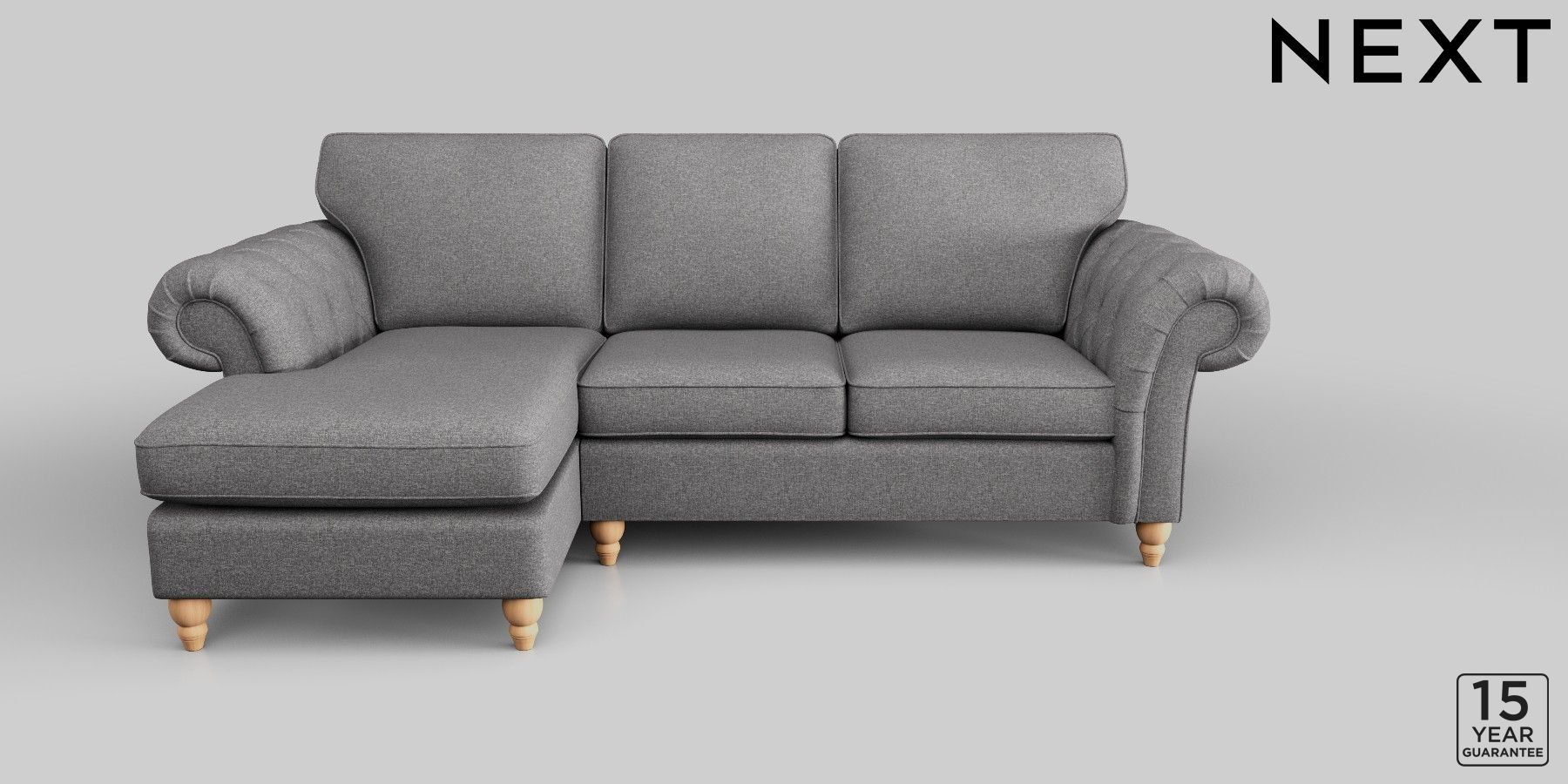 Buy Gosford Highback II Firmer Sit Medium Sofa Chaise Left Hand