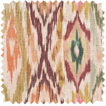 Allover Ikat Natural and Multi