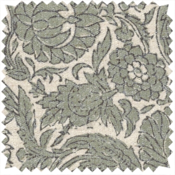 Floral Dark Green