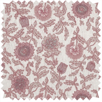 Woodblock Floral Pink