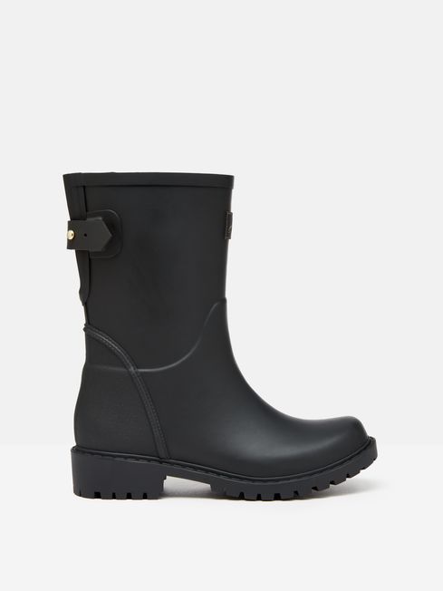 Buy Wistow Black Adjustable Mid Calf Wellies from the Joules online shop