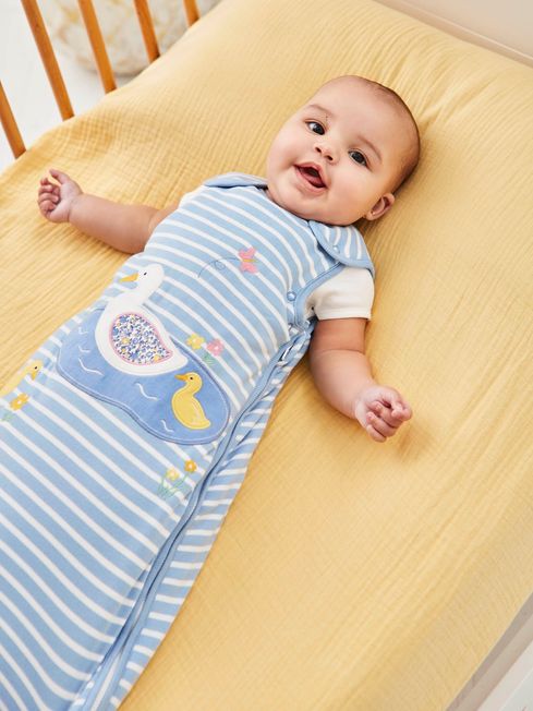 Buy Blue Duck Appliqué 2.5 Tog Baby Sleeping Bag from the JoJo Maman ...