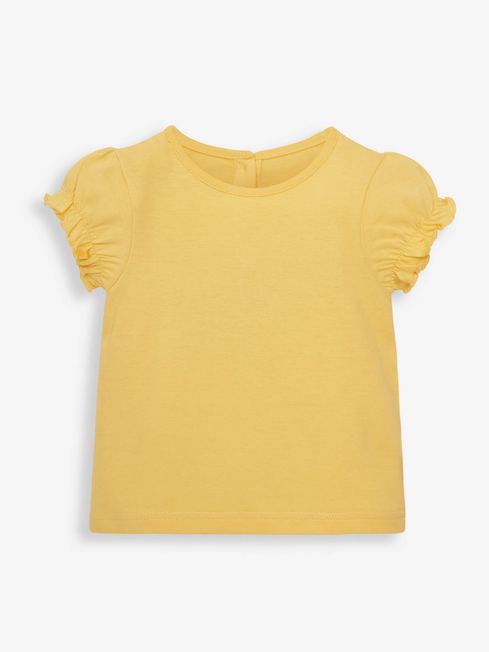Buy Yellow Pretty T-Shirt from the JoJo Maman Bébé UK online shop