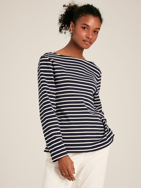 Buy Joules New Harbour Relaxed Fit Boat Neck Breton Top from the Joules ...