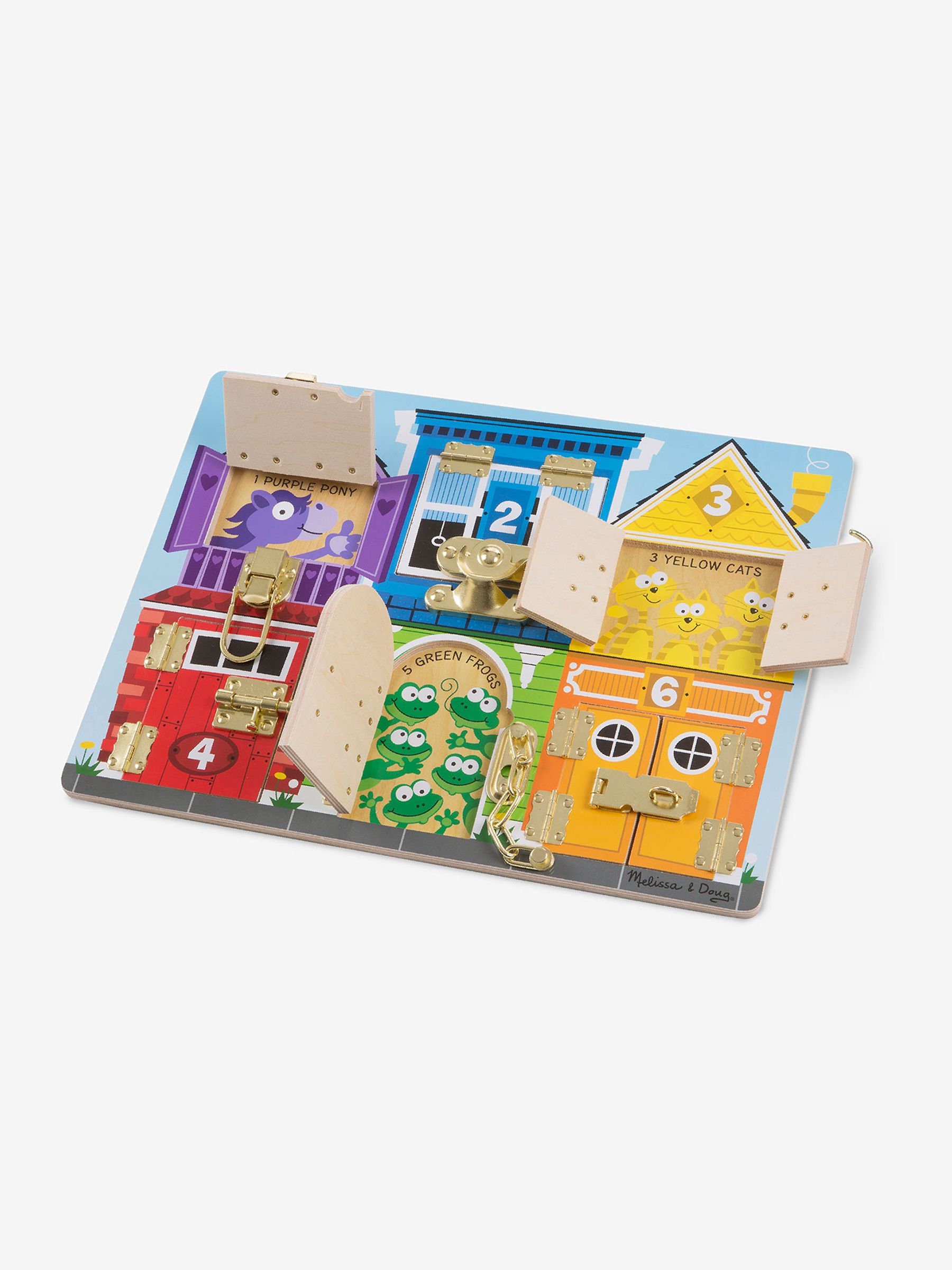 Buy Melissa & Doug Locks & Latches Board from the JoJo Maman Bébé UK